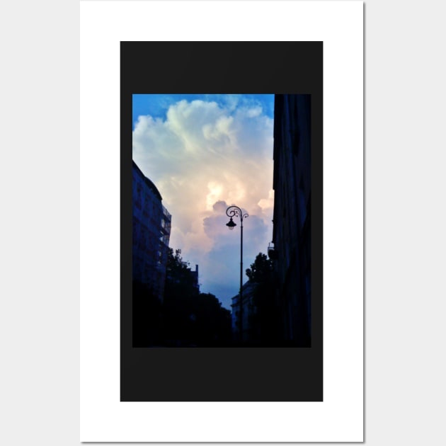 Streetlamp Silhouette Wall Art by 1Redbublppasswo